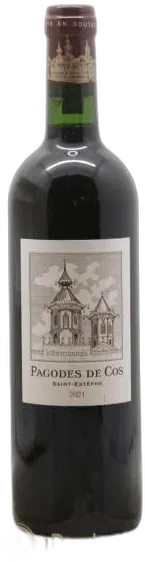 vue du vin les Pagodes de Cos Second Vin 2021