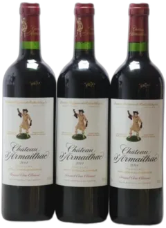 vue du vin Château D&Apos; Armailhac Mouton Baron Philippe 5ème Grand Cru Classé 2014