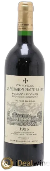 image du vin Château la Mission Haut-Brion Cru Classé de Graves 1995