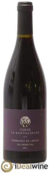 photo du vin Terrasses du Larzac les Gravettes le Clos de la Barthassade 2021