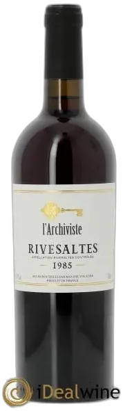 image du vin Rivesaltes L&Apos;Archiviste