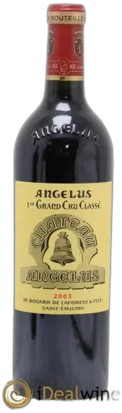 image du vin Château Angélus 1er Grand Cru Classé a 2003