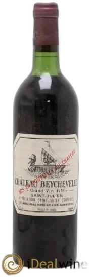 photos du vin Château Beychevelle 4ème Grand Cru Classé 1976