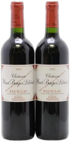 photos du vin Château Haut Bages Libéral 5ème Grand Cru Classé 2006