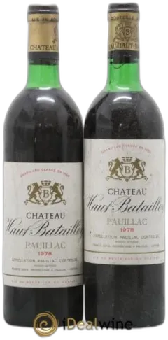 photo du vin Château Haut Batailley 5ème Grand Cru Classé 1978