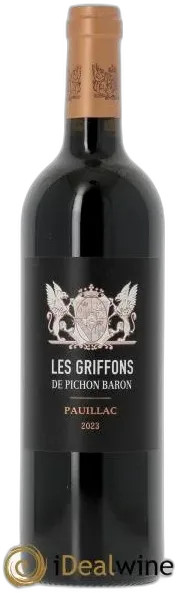 photo du vin les Griffons de Pichon Baron 2023