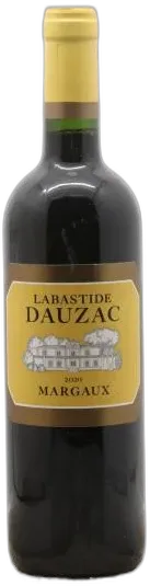 photo du vin Margaux Labastide Dauzac 2020