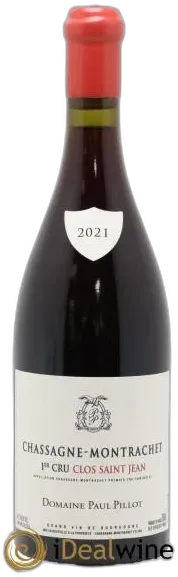 image du vin Chassagne-Montrachet 1er Cru Clos Saint-Jean Paul Pillot 2021