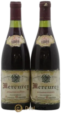 photos du vin Camille Giroud