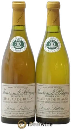 photos du vin Meursault 1er Cru Blagny Château de Blagny Louis Latour 2003