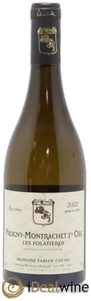 illustration du vin Puligny-Montrachet 1er Cru les Folatières Fabien Coche 2022