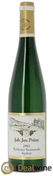 image du vin Riesling Joh. Jos. Prum Wehlener Sonnenuhr Auslese