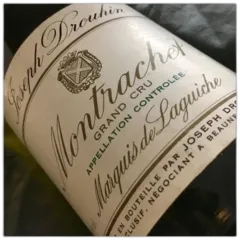 photo du vin Domaine Joseph Drouhin Montrachet Grand Cru Marquis Laguiche 1964 5cm Ela
