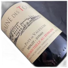 photos du vin Domaine des Tours Vin de Pays de Vaucluse Merlot-Syrah 2005