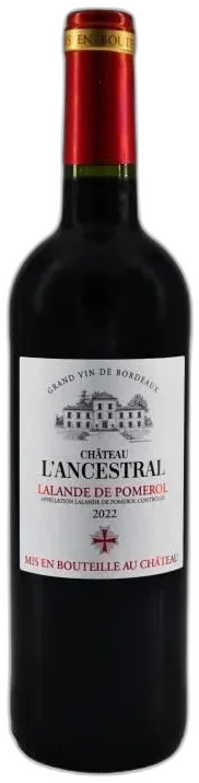 photo du vin Château l’Ancestral 2022 Lalande de Pomerol Vin Rouge du Sud Ouest