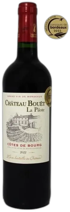photo du vin Château Bouet la Pilote 2022 Côtes-de-Bourg Vin Rouge de Bordeaux