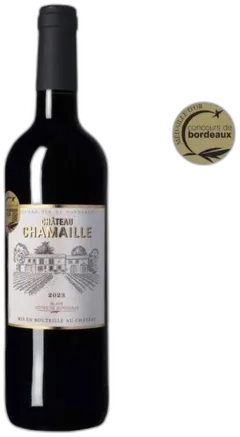 image du vin Château Chamaille 2023 Blaye Côtes de Bordeaux Vin Rouge de Bordeaux