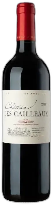 image du vin Château les Cailleaux 2018 Blaye Côtes de Bordeaux Vin Rouge de Bordeaux