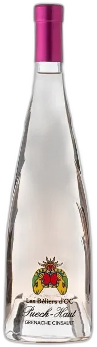 image du vin Château Puech-Haut les Béliers d’oc 2024 Grenache Cinsault Vin Rose de Languedoc