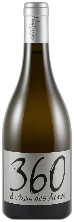 illustration du vin Domaine du Mas des Armes le 360 Degrés 2024 Hérault Vin Blanc de Languedoc
