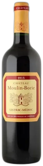 photo du vin Château Moulin-Borie 2015 Listrac-Médoc Vin Rouge de Bordeaux