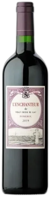 photo du vin l’Enchanteur de Vray Croix de Gay 2019 Pomerol Vin Rouge de Bordeaux