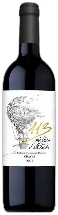 vue du vin 113 Metres d’Altitude 2023 Graves Vin Rouge de Bordeaux