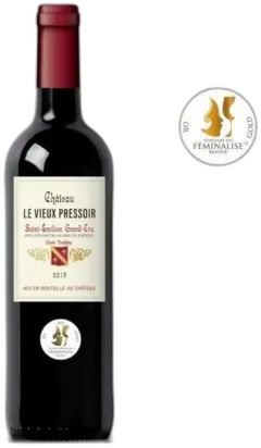 illustration du vin Château le Vieux Pressoir Cuvée Tradition 2019 Saint-Emilion Grand Cru Vin Rouge de Bordeaux