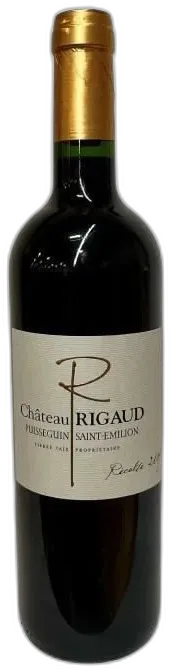 image du vin Château Rigaud 2017 Puisseguin Saint-Emilion Vin Rouge de Bordeaux