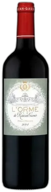illustration du vin l’Orme de Rauzan Gassies 2014 Haut-Médoc Vin Rouge de Bordeaux