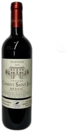 image du vin Château Clément Saint-Jean 2016 Médoc Vin Rouge de Bordeaux