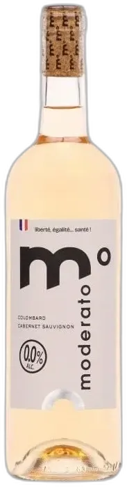 photo du vin Moderato Rosé Sans Alcool Colombard, Cabernet Sauvignon