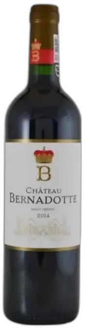 photo du vin Château Bernadotte 2014 Haut-Médoc Grand Cru Vin Rouge de Bordeaux