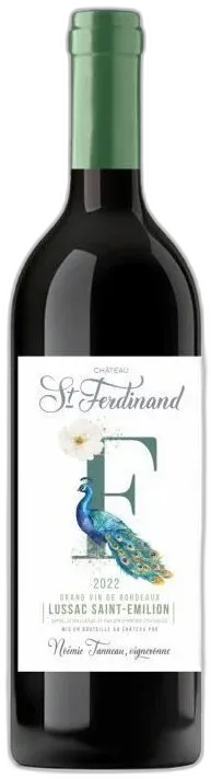 photos du vin Château st Ferdinand Cuvée f 2022 Lussac Saint-Emilion Vin Rouge de Bordeaux