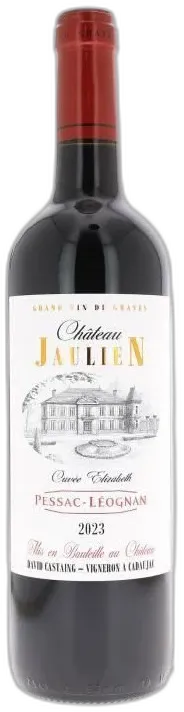 photo du vin Château Jaulien Cuvée Elizabeth 2023 Pessac Léognan Vin Rouge de Bordeaux