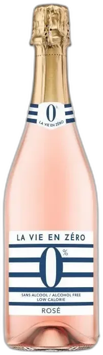 photo du vin la Vie en Zéro Boisson a Base de Vin Sans Alcool Rosé