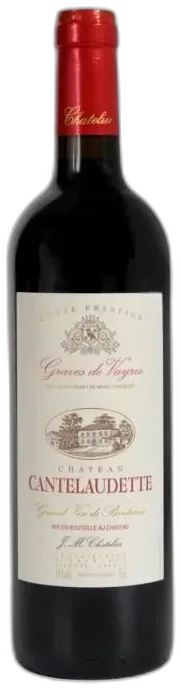 photo du vin Château Cantelaudette Cuvée Prestige 2020 Graves de Vayres Vin Rouge de Bordeaux