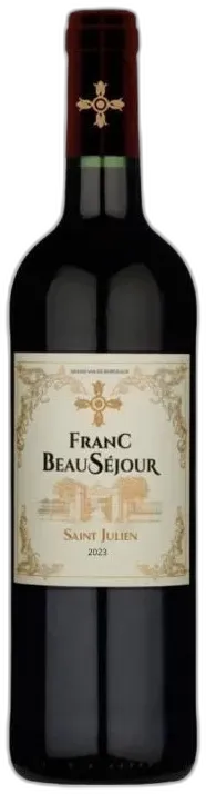 photo du vin Franc Beauséjour 2023 st Julien Vin Rouge de Bordeaux
