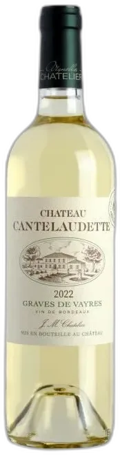photo du vin Château Cantelaudette Tradition 2022 Graves de Vayres Vin Blanc de Bordeaux