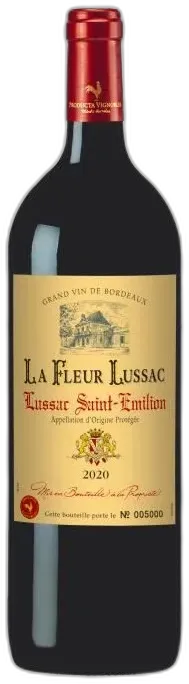 photos du vin Magnum la Fleur Lussac 2020 Lussac Saint-Emilion Vin Rouge de Bordeaux