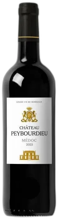 vue du vin Château Peybourdieu 2023 Médoc Vin Rouge de Bordeaux