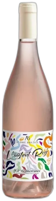 illustration du vin Domaine André Brunel 2024 l’Instant Rosé Méditérranée Vin Rosé de la Vallée du Rhône