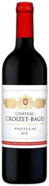 photo du vin Château Croizet-Bages 2018 Pauillac Vin Rouge de Bordeaux