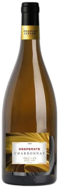 image du vin Charles et César Desperate Pays d’oc Chardonnay Vin de Languedoc Bio
