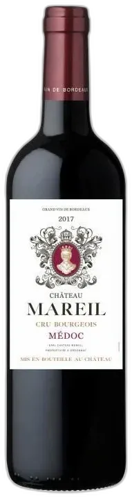 vue du vin Château Mareil 2017 Médoc Cru Bourgeois Vin Rouge de Bordeaux