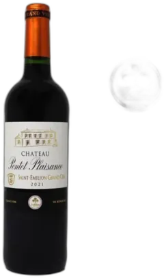 illustration du vin Château Pontet Plaisance 2021 Saint-Emilion Grand Cru Vin Rouge de Bordeaux