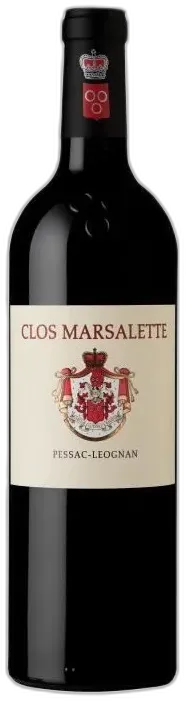 photo du vin Clos Marsalette 2017 Pessac-Leognan Vin Rouge de Bordeaux