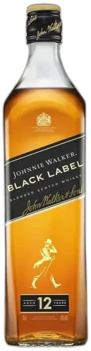 image du vin Johnnie Walker Blended Scotch Whisky Black Label 12yo 40 Vol