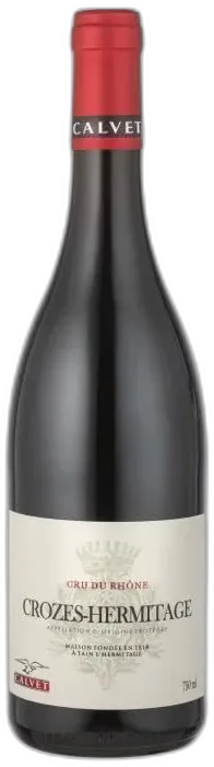 photo du vin Calvet 2023 Crozes-Hermitage Vin Rouge de la Vallée du Rhône