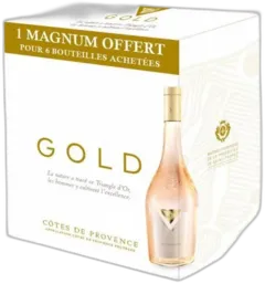 capture du vin Gold 2024 Côtes de Provence Vin Rosé de Provence 1 Magnum Offert